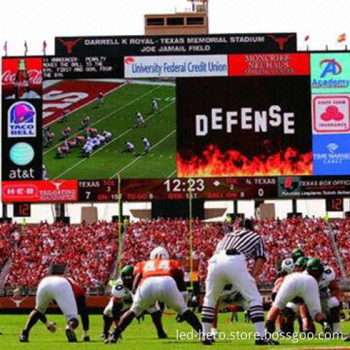 Waterproof Stadium LED Display, Angle Adjustable, Rubber Cover for Protection, Used in Rubber Mask